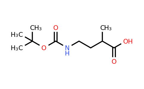 CAS 79799-26-1 | 4-{[(tert-butoxy)carbonyl]amino}-2-methylbutanoic acid