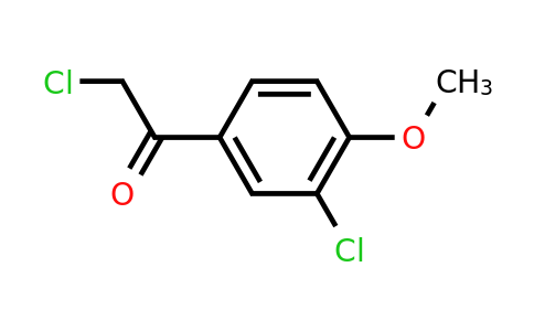 CAS 79881-25-7 | 2-chloro-1-(3-chloro-4-methoxyphenyl)ethan-1-one