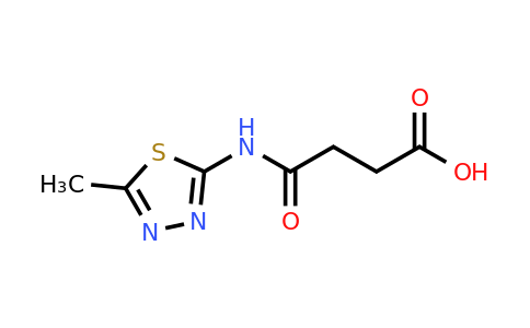 CAS 79888-39-4 | 3-[(5-methyl-1,3,4-thiadiazol-2-yl)carbamoyl]propanoic acid