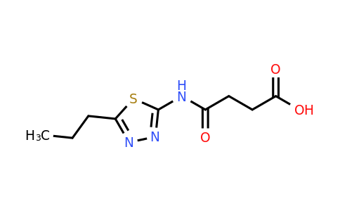 CAS 79888-41-8 | 3-[(5-propyl-1,3,4-thiadiazol-2-yl)carbamoyl]propanoic acid