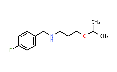 CAS 799260-49-4 | N-(4-Fluorobenzyl)-3-isopropoxypropan-1-amine