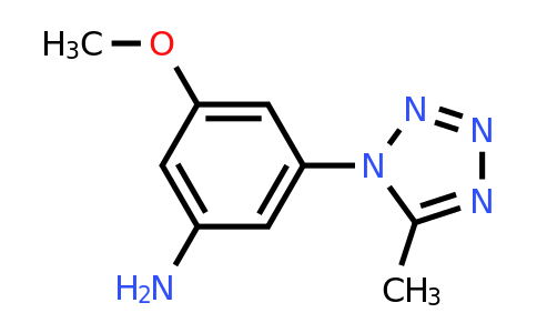 CAS 799262-39-8 | 3-Methoxy-5-(5-methyl-1H-tetrazol-1-yl)aniline