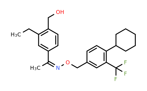 CAS 800379-63-9 | {4-[(1Z)-1-({[4-cyclohexyl-3-(trifluoromethyl)phenyl]methoxy}imino)ethyl]-2-ethylphenyl}methanol