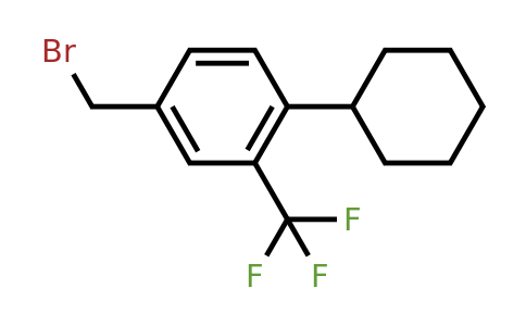 CAS 800381-60-6 | 4-(bromomethyl)-1-cyclohexyl-2-(trifluoromethyl)benzene