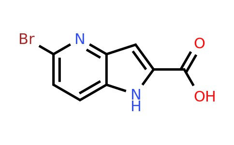 CAS 800401-52-9 | 5-bromo-1H-pyrrolo[3,2-b]pyridine-2-carboxylic acid