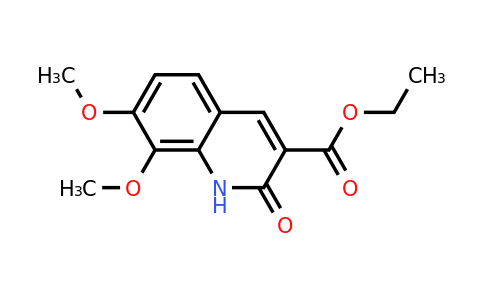 CAS 800412-52-6 | Ethyl 7,8-dimethoxy-2-oxo-1,2-dihydroquinoline-3-carboxylate