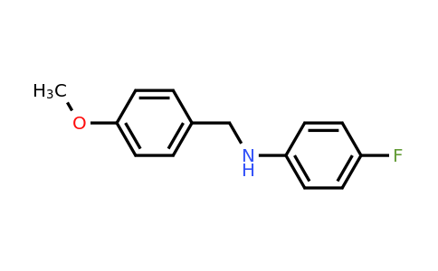 CAS 80143-71-1 | 4-Fluoro-N-(4-methoxybenzyl)aniline