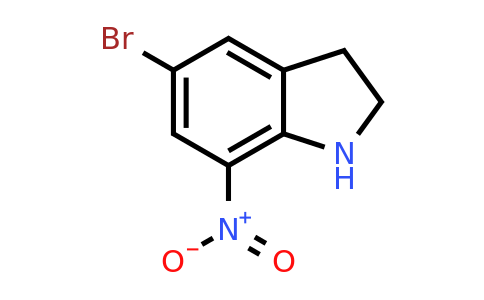 CAS 80166-90-1 | 5-Bromo-7-nitroindoline