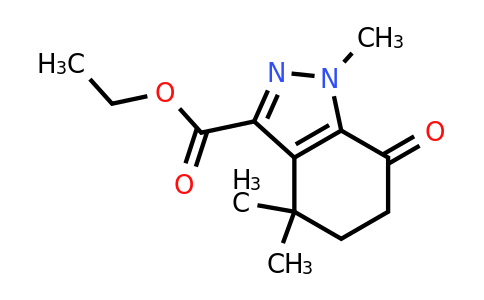 CAS 802541-48-6 | 1,4,4-Trimethyl-7-oxo-4,5,6,7-tetrahydro-1H-indazole-3-carboxylic acid ethyl ester