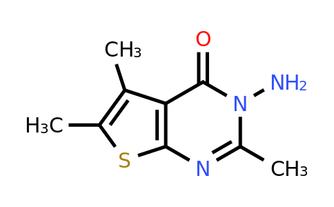 CAS 80381-63-1 | 3-amino-2,5,6-trimethyl-3H,4H-thieno[2,3-d]pyrimidin-4-one