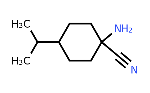 CAS 804433-45-2 | 1-amino-4-(propan-2-yl)cyclohexane-1-carbonitrile