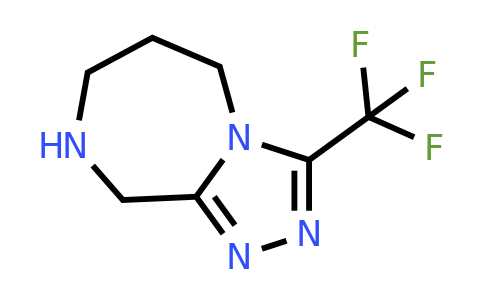 CAS 807320-42-9 | 3-(Trifluoromethyl)-6,7,8,9-tetrahydro-5H-[1,2,4]triazolo[4,3-A][1,4]diazepine