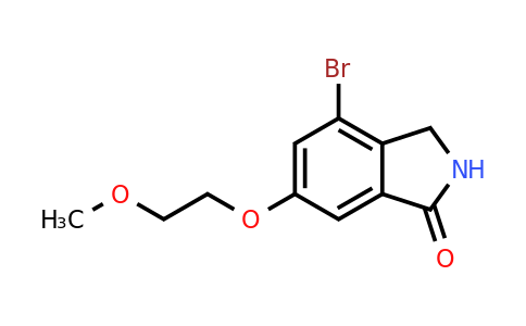 CAS 808127-77-7 | 4-Bromo-6-(2-methoxyethoxy)isoindolin-1-one