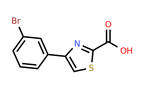 CAS 808128-00-9 | 4-(3-Bromophenyl)thiazole-2-carboxylic acid