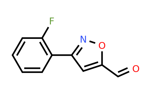 CAS 808740-52-5 | 3-(2-Fluoro-phenyl)-isoxazole-5-carbaldehyde