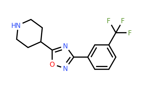 CAS 808764-45-6 | 4-(3-[3-(Trifluoromethyl)phenyl]-1,2,4-oxadiazol-5-YL)piperidine