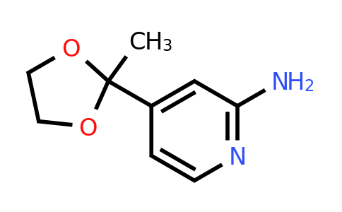 CAS 80882-44-6 | 4-(2-Methyl-1,3-dioxolan-2-yl)pyridin-2-amine
