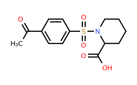 CAS 809240-69-5 | 1-(4-acetylbenzenesulfonyl)piperidine-2-carboxylic acid