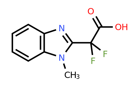 CAS 80944-03-2 | 2,2-difluoro-2-(1-methyl-1H-1,3-benzodiazol-2-yl)acetic acid