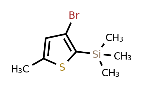 CAS 80959-94-0 | (3-bromo-5-methylthiophen-2-yl)trimethylsilane