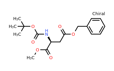 CAS 80963-12-8 | (S)-4-Benzyl 1-methyl 2-((tert-butoxycarbonyl)amino)succinate
