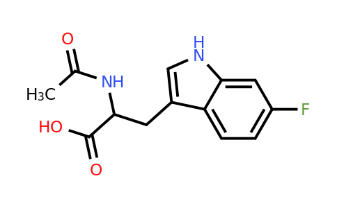 CAS 81024-49-9 | 2-Acetamido-3-(6-fluoro-1H-indol-3-yl)propanoic acid