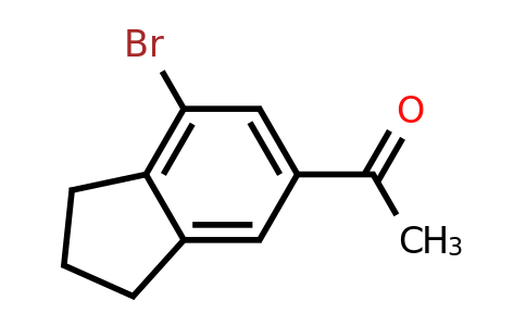 CAS 810680-94-5 | 1-(7-bromoindan-5-yl)ethanone