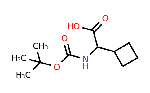CAS 811460-95-4 | 2-((tert-butoxycarbonyl)amino)-2-cyclobutylacetic acid
