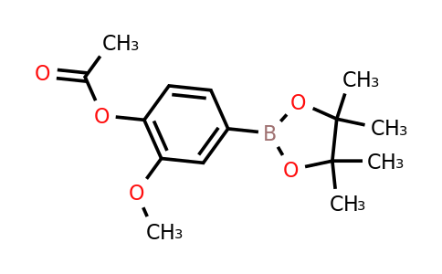 CAS 811841-45-9 | 2-Methoxy-4-(4,4,5,5-tetramethyl-1,3,2-dioxaborolan-2-YL)phenyl acetate