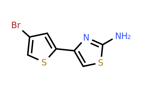 CAS 81216-89-9 | 4-(4-Bromothiophen-2-yl)-1,3-thiazol-2-amine