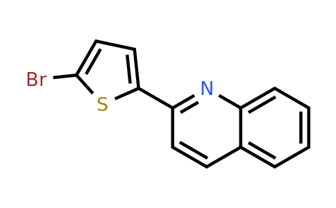 CAS 81216-93-5 | 2-(5-Bromothiophen-2-yl)quinoline