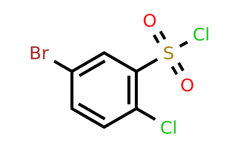 CAS 81226-68-8 | 5-bromo-2-chlorobenzene-1-sulfonyl chloride