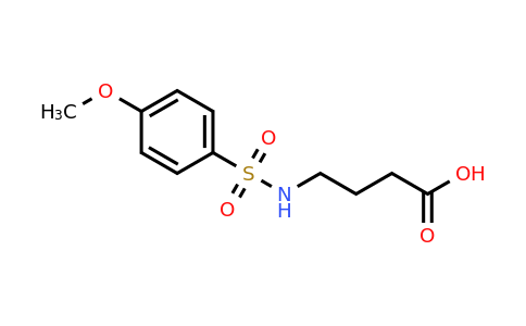 CAS 81242-26-4 | 4-(4-Methoxyphenylsulfonamido)butanoic acid