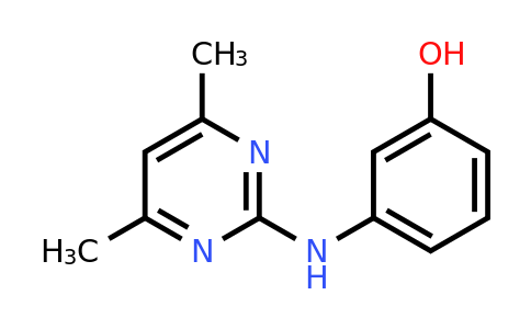 CAS 81261-83-8 | 3-((4,6-Dimethylpyrimidin-2-yl)amino)phenol