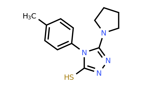 CAS 812648-27-4 | 4-(4-methylphenyl)-5-(pyrrolidin-1-yl)-4H-1,2,4-triazole-3-thiol