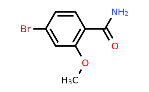 CAS 812667-44-0 | 4-Bromo-2-methoxybenzamide