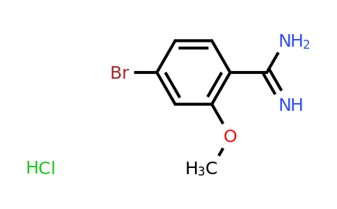 CAS 812667-45-1 | 4-Bromo-2-methoxy-benzamidine hydrochloride