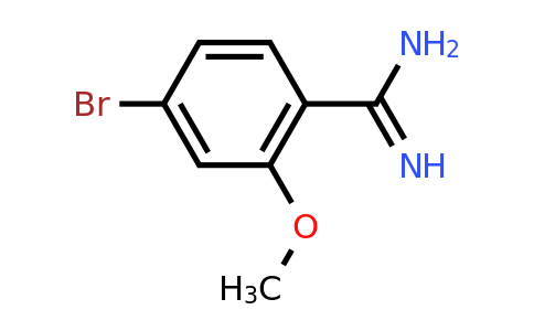 CAS 814255-40-8 | 4-Bromo-2-methoxy-benzamidine