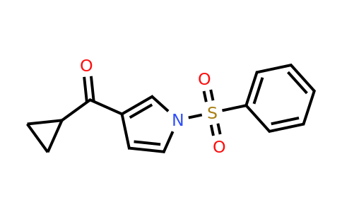 CAS 81454-00-4 | Cyclopropyl(1-(phenylsulfonyl)-1H-pyrrol-3-yl)methanone