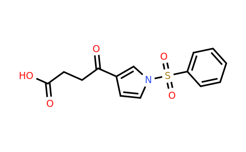 CAS 81454-02-6 | 4-Oxo-4-(1-(phenylsulfonyl)-1H-pyrrol-3-yl)butanoic acid