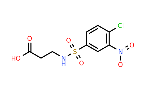 CAS 81473-68-9 | 3-(4-chloro-3-nitrobenzenesulfonamido)propanoic acid