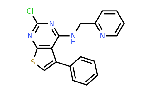 CAS 814918-52-0 | 2-chloro-5-phenyl-N-[(pyridin-2-yl)methyl]thieno[2,3-d]pyrimidin-4-amine