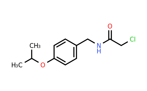 CAS 81494-09-9 | 2-Chloro-N-{[4-(propan-2-yloxy)phenyl]methyl}acetamide