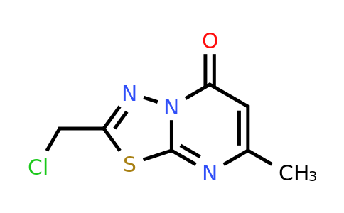 CAS 81516-46-3 | 2-(chloromethyl)-7-methyl-5H-[1,3,4]thiadiazolo[3,2-a]pyrimidin-5-one