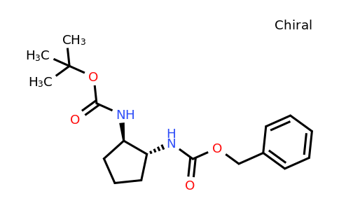 CAS 815645-30-8 | Benzyl tert-butyl (1R,2R)-cyclopentane-1,2-diyldicarbamate