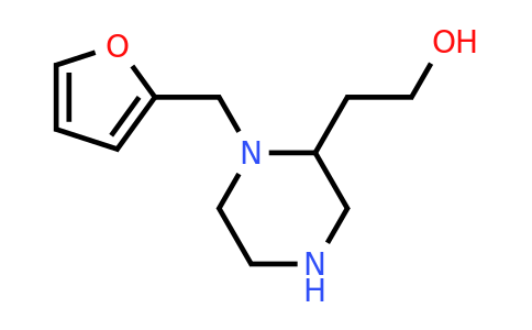 2-(1-(Furan-2-ylmethyl)piperazin-2-yl)ethanol