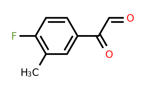 CAS 81593-26-2 | (4-Fluoro-3-methyl-phenyl)-oxo-acetaldehyde