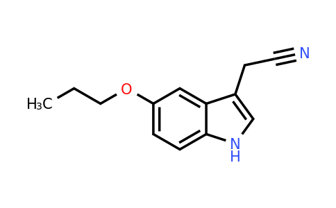 CAS 81630-84-4 | 2-(5-propoxy-1H-indol-3-yl)acetonitrile