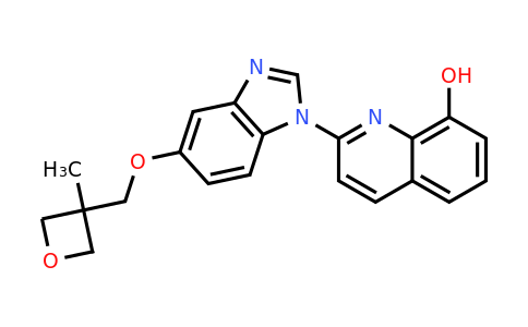 CAS 816463-38-4 | 2-(5-((3-methyloxetan-3-yl)methoxy)-1H-benzo[d]imidazol-1-yl)quinolin-8-ol