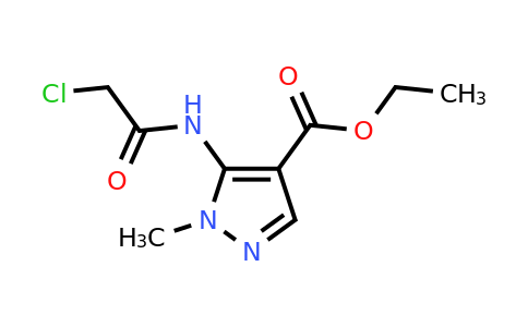 CAS 81679-07-4 | Ethyl 5-(2-chloroacetamido)-1-methyl-1H-pyrazole-4-carboxylate